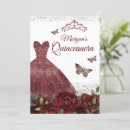 Pesquisar por butterfly quinceanera convites Vermelho
