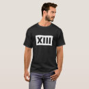 Pesquisar por numerais romanos camisetas Xiii