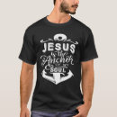 Pesquisar por jesus é meu âncora camisetas Homens