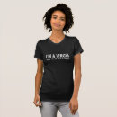 Pesquisar por eu sou virgem camisetas Texto