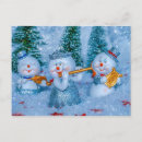 Pesquisar por natal da música cartoes postais Boneco de neve