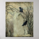 Pesquisar por corvos no cemitério pôsteres Gótica