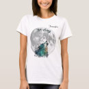 Pesquisar por lua do lobo camisetas For her