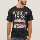 Pesquisar por feito em 1958 camisetas Anos