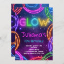 Pesquisar por néon brilhante colorido convites For kids
