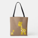 Pesquisar por girafas engraçados bolsas Aquarela