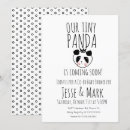Pesquisar por panda kawaii convites Preto e branco