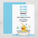 Pesquisar por pato bebê convites Primeiro aniversario