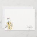 Pesquisar por do violino cartões de notas Músico