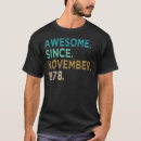 Pesquisar por 44 anos velho camisetas Incrível