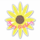Pesquisar por feliz aniversario girassol adesivos For her