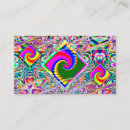 Pesquisar por arte hippie cartao de visita Psicodélico