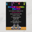 Pesquisar por patinagem de rolo convites Néon