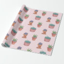 Pesquisar por cacto papel de presente Rosa