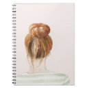 Pesquisar por desenho mulher cadernos de notas Pão de cabelo