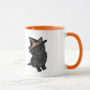Pesquisar por gato preto bonito canecas Assustador