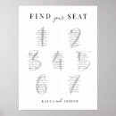 Pesquisar por carta dos convidados do casamento pôsteres Elegante