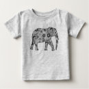 Pesquisar por elefante preto camisetas Preto e branco