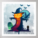 Pesquisar por corvos no cemitério pôsteres Assustador