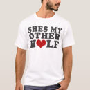 Pesquisar por minha outra metade camisetas Humor