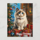 Pesquisar por natal meowy cartoes postais Animal