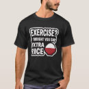Pesquisar por do arroz camisetas Amante de comida
