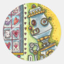 Pesquisar por robô colorido adesivos Desenho animado