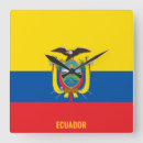 Pesquisar por equador relogios de parede Bandeira do equador