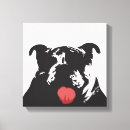 Pesquisar por língua impressão de canvas Cão
