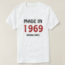 Pesquisar por feito em 1969 camisetas Humor