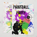 Pesquisar por paintball convites Cores brilhantes