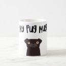 Pesquisar por pugs engraçados canecas For pets