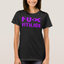 Pesquisar por vitiligo camisetas Púrpura