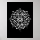 Pesquisar por mandala preto e branco pôsteres Elegante