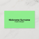 Pesquisar por verde limão preto cartao de visita Minimalista