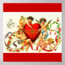 Pesquisar por cupido vintage pôsteres Coração