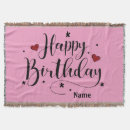 Pesquisar por feliz aniversario mantas Tipografia