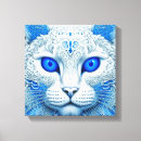 Pesquisar por gato branco impressão de canvas Olhos azuis