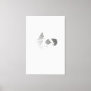 Pesquisar por desenho preto e branco impressão de canvas Face