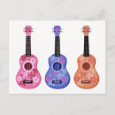 Pesquisar por ukulele cartoes postais Floral