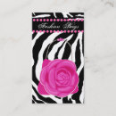 Pesquisar por zebra rosa cartao de visita Retro