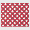 Pesquisar por vermelho e branco papel de presente Gingham