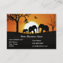 Pesquisar por elefante cartao de visita Pôr do sol