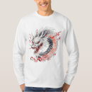 Pesquisar por dragão branco camisetas Vermelho