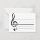 Pesquisar por musical notas cartões de notas Clave tripla