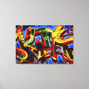 Pesquisar por azul amarelo vermelho impressão de canvas Preto