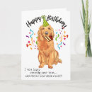 Pesquisar por feliz do golden retriever cartoes Celebração