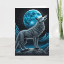 Pesquisar por lobo preto cartoes Lua cheio