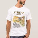 Pesquisar por arquitetura grega camisetas Aquarela