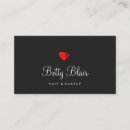 Pesquisar por red hearts cartao de visita Moderno